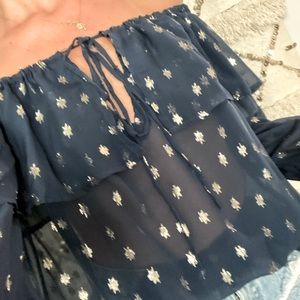 Beach Riot silk blouse